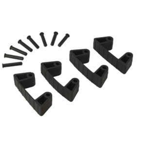 1019 Vikan Гумовий зажим 4шт. до настінних кріплень, 75 мм